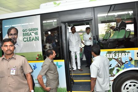 Image result for KCR plans to make Hyderabad Pollution Free by launching Electric Vehicles
