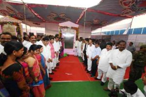 CM KCR Inaugurates District Collector and SP Office in Medak District (1)