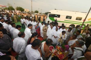 CM KCR Inaugurates District Collector and SP Office in Medak District (10)
