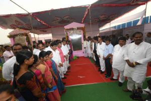 CM KCR Inaugurates District Collector and SP Office in Medak District (15)