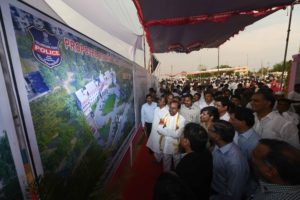 CM KCR Inaugurates District Collector and SP Office in Medak District (3)