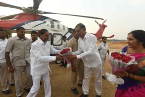 CM KCR Inaugurates District Collector and SP Office in Medak District (5)