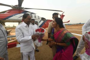 CM KCR Inaugurates District Collector and SP Office in Medak District (6)