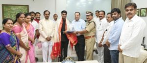 KCR Congratulated Mr. Durisetti Anudeep, (1)