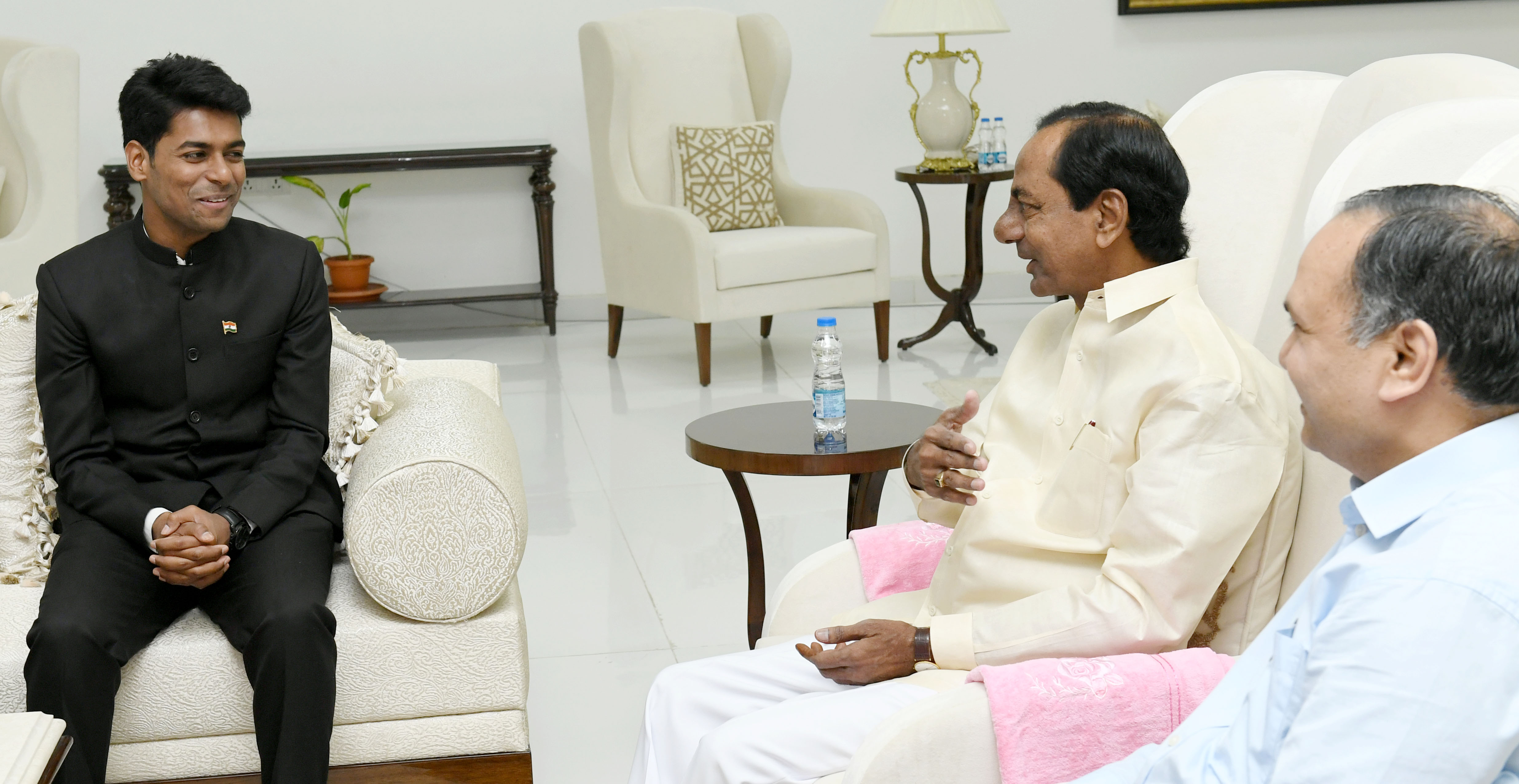 KCR Congratulated Mr. Durisetti Anudeep, (6)