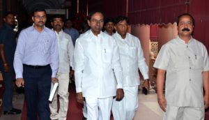 KCR met Union Home Minister Rajnath Singh (10)