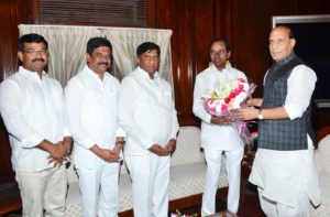 KCR met Union Home Minister Rajnath Singh (12)