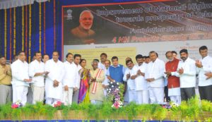 Laying of foundation stone to NH Projects (10)