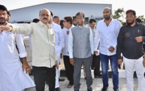 Telangana State Haj Committee - Inspection of Haj Terminal at Shamshabad (1)