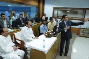 Vice-President of India Visited ESSO-INCOIS (5)