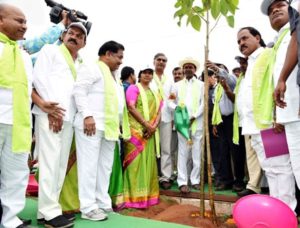 CM KCR Launch Massive one lakh plus Plantation Program as part of fourth phase of Haritha Haram (1)