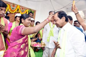 CM KCR Launch Massive one lakh plus Plantation Program as part of fourth phase of Haritha Haram (16)