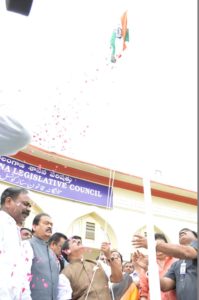 Chairman,Telangana Legislative Council hoisted the National Flag (12)