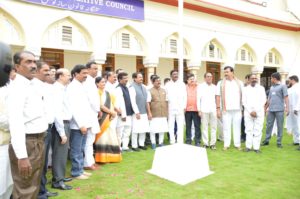 Chairman,Telangana Legislative Council hoisted the National Flag (16)