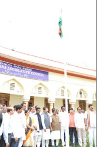 Chairman,Telangana Legislative Council hoisted the National Flag (17)