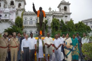 Chairman,Telangana Legislative Council hoisted the National Flag (2)