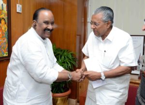 Home Minister met Kerala C.M. @ Trivendram today - 3