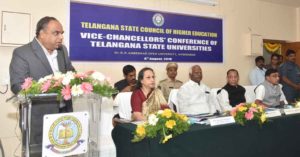 Photos of Governor E.S.L. Narasimhan attended Conference of Vice Chancellors of Telangana State Universities (2)