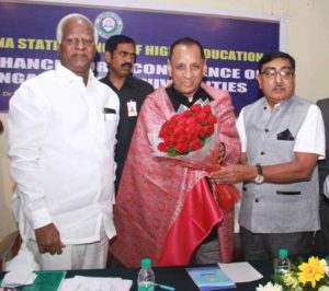 Photos of Governor E.S.L. Narasimhan attended Conference of Vice Chancellors of Telangana State Universities (3)