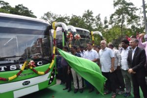 Electric Buses Flagged off by Principal Secretary (MA&UD) along with Special Chief Secretary (Energy) (5)