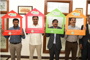 K.T.Rama Rao, Hon’ble Minister for IT launches Startup Yatra (1)