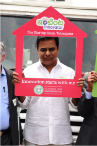 K.T.Rama Rao, Hon’ble Minister for IT launches Startup Yatra (5)