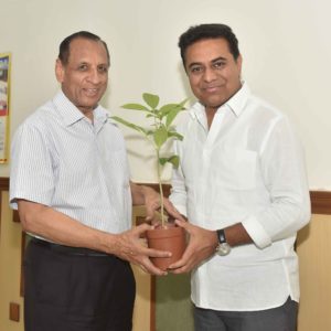 Minister IT, MA&UD Invited Governor E.S L. Narasimhan for Inauguration of LB Nagar-Ameerpet Metro Line (4)