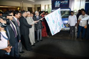 Chief Election Commissioner inaugurated the SVEEP vehicles at Hotel Taj Krishna, Banjara Hills, Hyderabad (2)