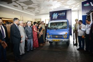 Chief Election Commissioner inaugurated the SVEEP vehicles at Hotel Taj Krishna, Banjara Hills, Hyderabad (3)