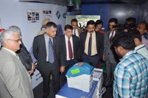 Chief Election Commissioner inaugurated the SVEEP vehicles at Hotel Taj Krishna, Banjara Hills, Hyderabad (6)