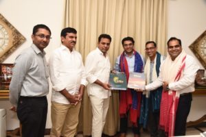 SMT Leadership Meets Minister KTR SMT to Set Up Unit in Telangana (2)