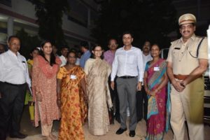 Dr.Rajat Kumar,IAS., Chief Electoral Officer, Telangana visited Polling Station at Bhongir (1)