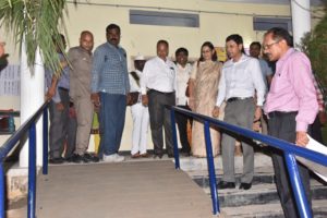 Dr.Rajat Kumar,IAS., Chief Electoral Officer, Telangana visited Polling Station at Bhongir (10)