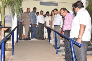 Dr.Rajat Kumar,IAS., Chief Electoral Officer, Telangana visited Polling Station at Bhongir (12)