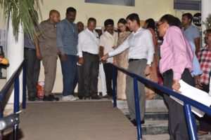 Dr.Rajat Kumar,IAS., Chief Electoral Officer, Telangana visited Polling Station at Bhongir (13)