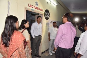 Dr.Rajat Kumar,IAS., Chief Electoral Officer, Telangana visited Polling Station at Bhongir (3)