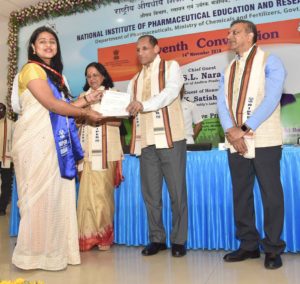 Governor E.S.L. Narasimhan participated 7th Convocation of National Institute of Pharmaceutical Education & Research (9)