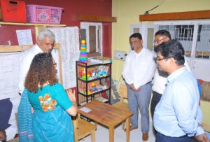 Principal Secretary Municipal Administration Visited Centre for Children suffering from Autism (4)