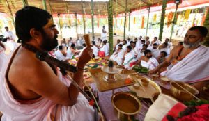 CM KCR Third day SahasraChandiYagam at Yerravalli, Farm House (23)