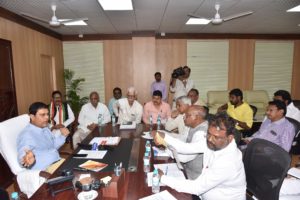 Chief Electoral Officeri Rajat Kumar held a meeting with leaders of political parties (2)