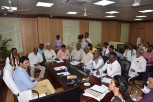 Chief Electoral Officeri Rajat Kumar held a meeting with leaders of political parties (3)