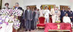 First Chief Justice of Telangana High Court Sworn in by Governor (1)