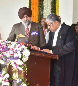 First Chief Justice of Telangana High Court Sworn in by Governor (3)