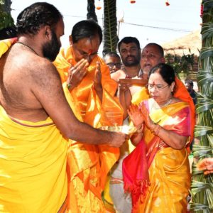 Five Day SahasraChandiYagam Commenced at Farm House of KCR (11)