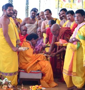 Five Day SahasraChandiYagam Commenced at Farm House of KCR (43)