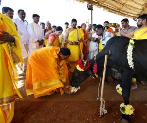 Five Day SahasraChandiYagam Commenced at Farm House of KCR (50)