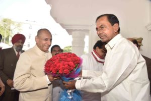 Hon'ble Governor E.S.L. Narasimhan addressed the joint session of the Telangana Legislative Council and Telangana Legislative Assembly on Saturday (3)