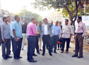 Principal Secretary (MA&UD) Inspected VDCC Road Works (3)