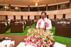 Telangana MLAs take oath in Assembly, (59)