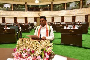 Telangana MLAs take oath in Assembly, (75)